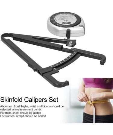 Body Fat Caliper BMI Measuring Tape Body Fat Tester Skinfold Calipers Body Fat Measure Tape Set for Measuring Body - Buy Online on GoSupps.com
