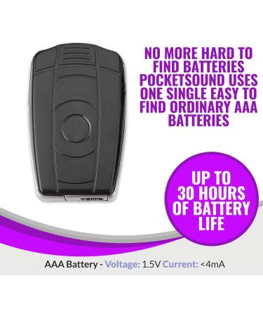 Pocket Sound - Digital Personal Sound Amplifier with Earbuds and Microphones - Buy Online on GoSupps.com