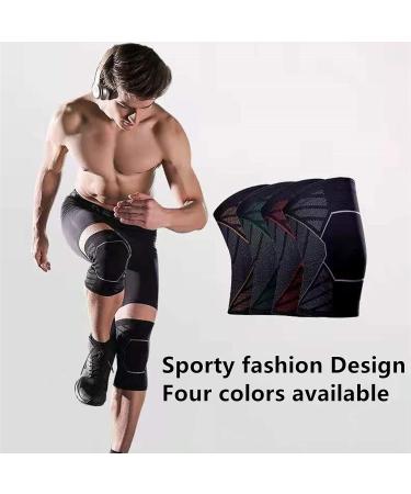 Buy X-Large Knee Support Brace Compression Sleeves with Patella Gel Pads - Ideal for Arthritis Joint Pain & Ligament Injuries - Medical Grade Knee Pads for Running - International Shipping - Buy Online on GoSupps.com
