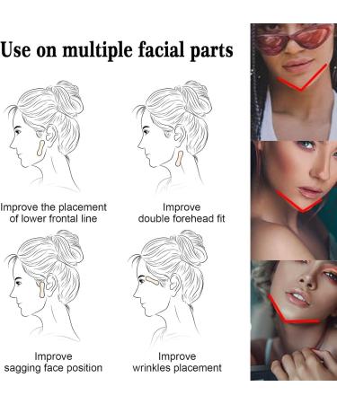 V Shape Tape Facial Tape Waterproof Good Elasticity Lighten Fine Lines for Face Double Chin Neck Tape - Buy Online on GoSupps.com