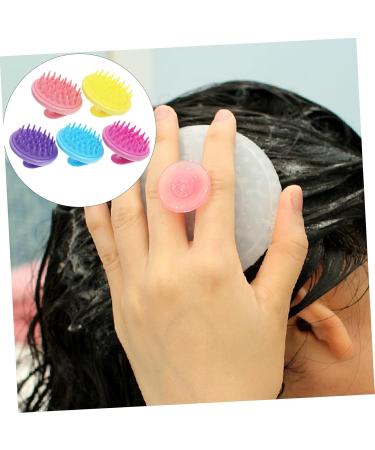 Magiclulu 5-in-1 Silicone Shampoo Brush - Scalp Massage Comb for Hair & Dog Washing | Best Hairbrush Cleaner & Massage Device - Buy Online on GoSupps.com