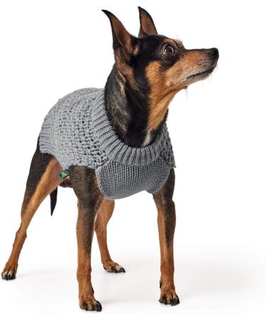 HUNTER Malm Grey Dog Sweater - Stylish Warm & Comfortable | International Shipping Available - Buy Online on GoSupps.com