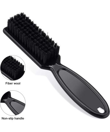 Barber Blade Cleaning Brush Set - 2 Piece Hair Clipper & Nail Tool (Black) - Buy Online on GoSupps.com