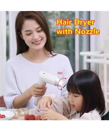 Professional Cordless Hair Dryer Negative Ionic Hair Blow Dryer Foldable Hair Dryers with Concentrator Portable Travel Hairdryer Gifts for Women Blue - Buy Online on GoSupps.com