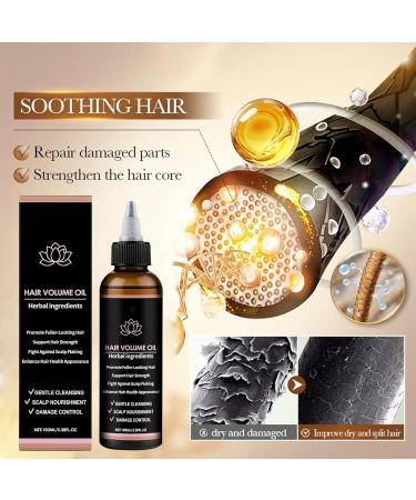 Filvczt Hair growth oil hair volumizing oil scalp care with increased volume reduces split ends and breakage 100 ml for men and women hair types - Buy Online on GoSupps.com