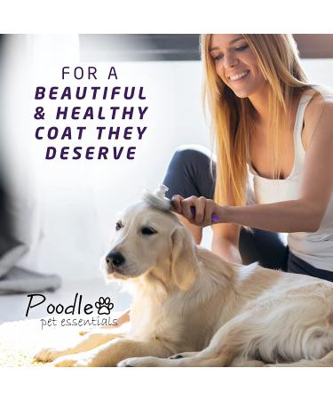 Poodlie Self Cleaning Pet Brush - Shedding Dog & Cat Grooming Tool - Buy Online on GoSupps.com