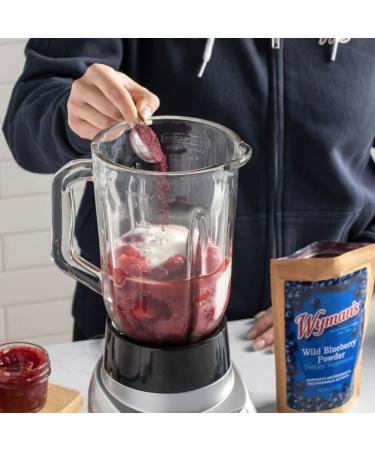 Wyman's Wild Blueberry Powder - 100% Wild Blueberries for Antioxidant-Rich Smoothies & Baking - 8oz Resealable Pouch - Buy Online on GoSupps.com