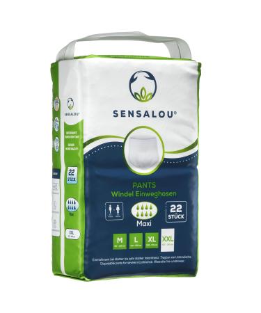 Sensalou Incontinence Pants Adult Men Women Size XXL (22 pcs) Adult Diapers