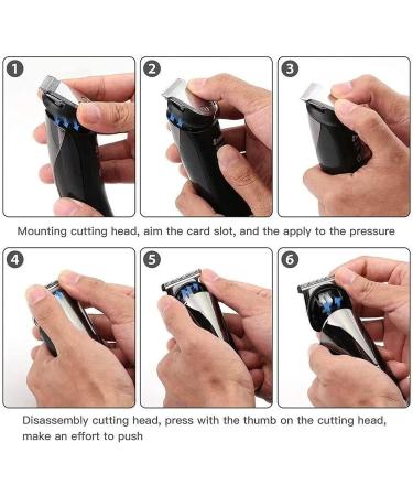 YQYBF Cordless Hair Clipper Hair Clippers for Men (13 Pieces Neat Beard Trimming kit) Men Women Children Pets Home Barber Salons - Buy Online on GoSupps.com