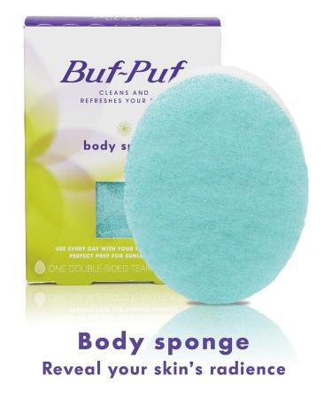 Buf Puf Body Sponge - Dermatologist Developed Bath Sponge for Cleansing Skin - Reusable Exfoliating Tool for Dirt and Excess Oil - 1 Count - Buy Online on GoSupps.com