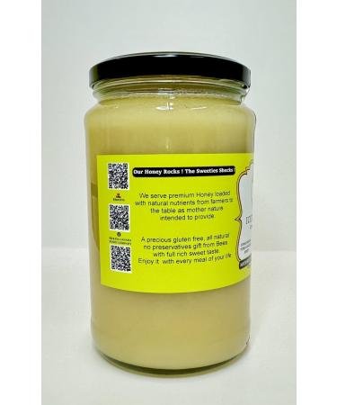 KB & DIA Raw Honey Unpasteurized Iced Crunch | Unprocessed | Natural | Pure | Canada No. 1 Prairies RAW Honey | Creamed Honey 100% Farmed & Packed in Canada | Single Source Pure Honey Unpasteurized | Raw Unfiltered Honey (1Kg) - Buy Online on GoSupps.com