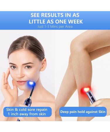 YooJooHee Red Light Therapy for Cold Sores & Pain Relief - 5 Wavelengths - Buy Online on GoSupps.com