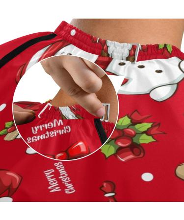 Waterproof Barber Cape - Christmas Santa & Bear Cheetah Haircut Bib for Men & Women | Unisex Hair Cutting Cape  - Buy Online on GoSupps.com