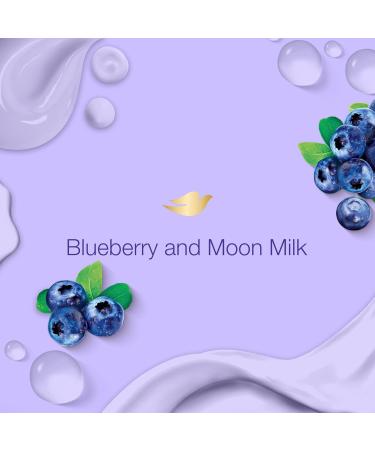 Dove Body Wash Unwinding Blueberry & Moon Milk 4 Count for Renewed Healthy Looking Skin Moisturizing Gentle Skin Cleanser with 24hr Renewing MicroMoisture 20 oz - Buy Online on GoSupps.com