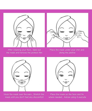 KOSTAK V Line Shaping Face Masks - Double Chin Reducer & Face Lift Tape - 7 Hydrogel Collagen Patches for Firming and Tightening Skin - Buy Online on GoSupps.com