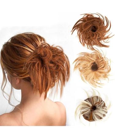 Hair Scrunchies Hair Bun Synthetic Bun Ponytail Hair Extensions Headband Messy Bun with Elastic Rubber Band Ponytail Wig Hair Bun for Women Women Hair Bun (Color : 10#) - Buy Online on GoSupps.com