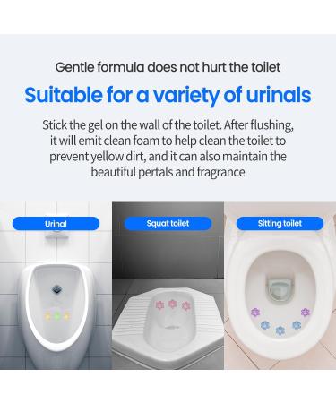 HuBDIC Toilet Bowl Cleaner Gel Stamps | 5 Fresh Scents to Stop Limescale & Stains | International Shipping Available - Buy Online on GoSupps.com