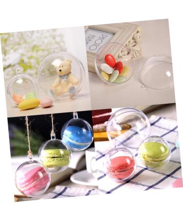 Cabilock Decor 12pcs Christmas Decorations Fillable Christmas Ornaments Transparent Hanging Ball Lob Candy Box Clear Bath As Shown Size 1 - Buy Online on GoSupps.com