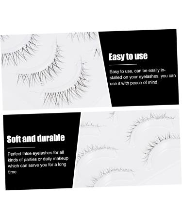 POPETPOP 5 Pairs Curling False Eyelashes Makeup Lashes 5d False Lash Extension Tools Segmented False Eyelashes Faux Eyelashes Eye Lashes Thick Eyelash No Slim Chemical Fiber Miss Adhesive - Buy Online on GoSupps.com