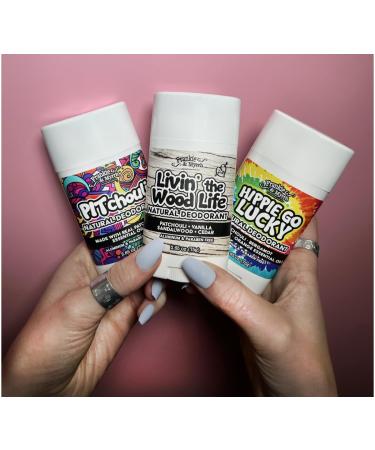 Buy Frankie and Myrrh Natural Deodorant Patchouli Trio - Organic Patchouli Livin the Wood Life & Hippie Go Lucky | International Shipping Available - Buy Online on GoSupps.com