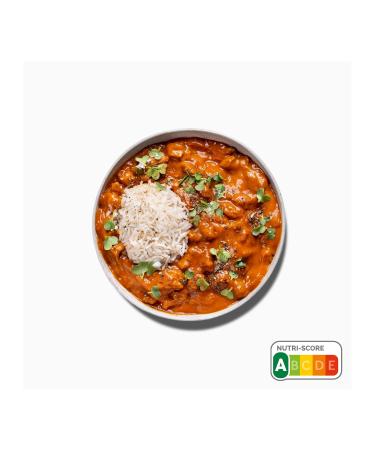 Buy Vegan Tikka Masala Chunky Bowl - 380g Glass - Healthy Gluten-Free High Protein Ready Meal - Lion Content - Buy Online on GoSupps.com