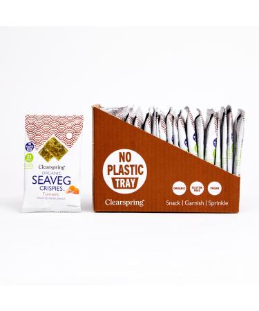 Clearspring Organic Seaveg Crispies (20 Turmeric)