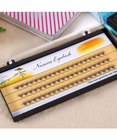 Shop Anggrek Natural Soft False Eyelash Extensions | 9mm Fluffy Cat Eye Fans | 60 PCs Volume Knots for Ultimate Glam - Buy Online on GoSupps.com