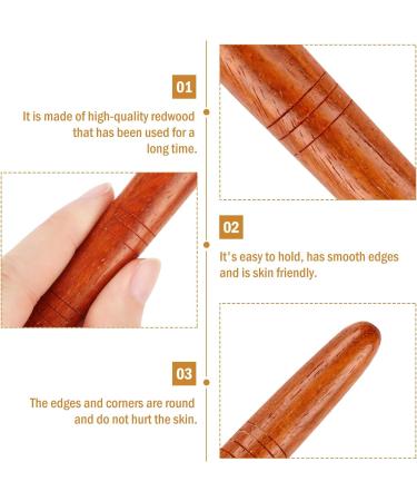4-Piece Trigger Point Massage Set | Acupressure Pen & Wooden Foot Massager | Pain Relief for Shoulders Back & Legs - Buy Online on GoSupps.com