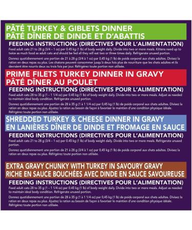 Friskies Shredded Wet Cat Food Chicken & Salmon Dinner - 156 g Can (24 Pack) & Purina Turkey Experience Wet Cat Food Super Pack 32 x 156g Cans Brown (44338) PET_FOOD + PET_FOOD FRISKIES Trky Spec Pk CP - Buy Online on GoSupps.com