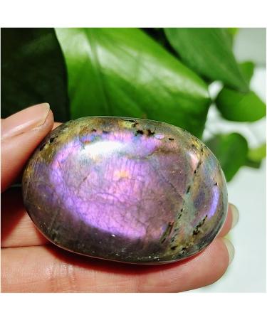 Natural Gemstone Beautiful Purple Light Labrador Palm Stone Crystal Spiritual Crystal Home Decoration Stone Collection (Color : 40-50g Size : 1pc) 1pc 40-50g - Buy Online on GoSupps.com