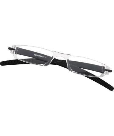 Unisex-Adult +2.00 Reading Glasses | Stylish Black Glasses for Comfortable Reading - Buy Online on GoSupps.com