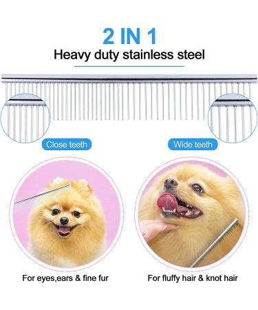 Liren Professional 4 in 1 Dog Grooming Scissors Set with Safety Round Tips - Sharp and Durable Shears for Dogs and Cats - Buy Online on GoSupps.com