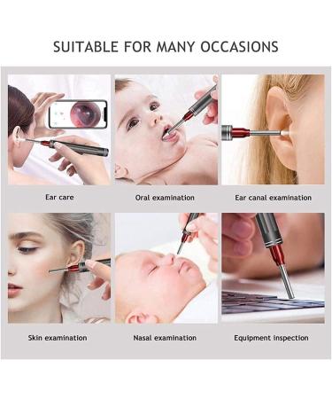 SMSOM Ear Wax Removal Tool Earwax Removal Camera 1080P HD Wireless Ear Endoscope Wax Removal with 6 LED Lights Otoscope Ear Wax Removal Compatible with Smart Phones (Black) - Buy Online on GoSupps.com