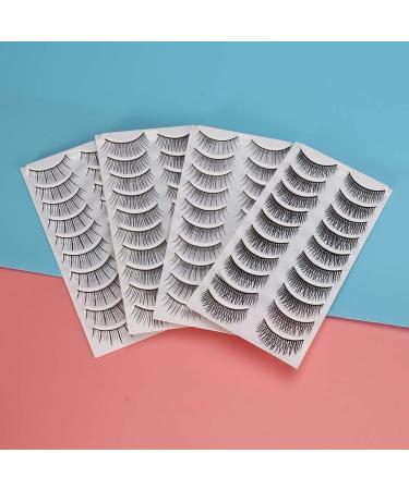 Lurrose 160 Pairs Natural False Eyelashes Set - Professional Long Fake Eyelashes Pack | 8 Styles for Stunning Makeup - Buy Online on GoSupps.com