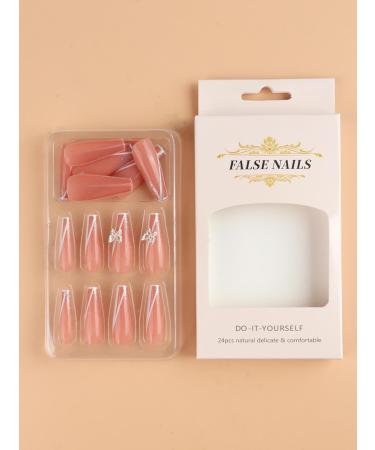 Wear Nail Art Long Butterfly Removable Fake Nail Patch - Buy Online on GoSupps.com