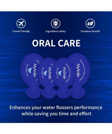 MySmile Water Flosser Mouthwash Travel Size Concentrated Mouth Wash for Adults 15x Concentrated Equals 200 FL oz Alcohol Free for Bad Breath Fresh Mint (30 Uses 0.06 fl oz) - Buy Online on GoSupps.com