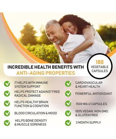 Liposomal Vitamin C with Zinc Capsules - High Absorption 1500mg/Serving - Immune Support and Anti-aging Formula with Organic Elderberry, Amla, and Camu Camu - 3 Month Supply - Buy Online on GoSupps.com