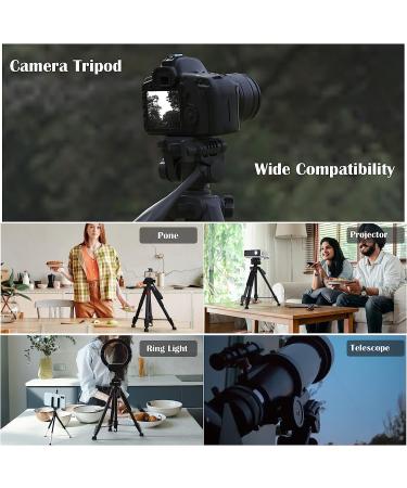 KINGJOY 75-Inch Camera Tripod with Wireless Remote and Travel Bag - Compatible with DSLR Cameras, Cell Phones, Projectors, and Binoculars - Buy Online on GoSupps.com