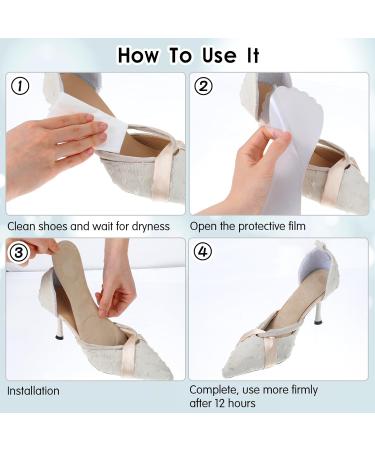 2 Pairs High Heel Insoles for Women | Breathable Gel Cushions for Foot Pain Relief | Metatarsal & Arch Support - Buy Online on GoSupps.com