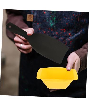 FOMIYES 1 Set Hair Coloring Tools Blending Hair Dyeing Tools Multitools Hair Dye Brush and Bowl Barber Paddle Board Foiling Board for Highlighting Tint Abs Mix Hair Color Board 30X9.7X0.3CM Yellow - Buy Online on GoSupps.com