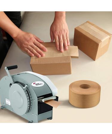 Packing Tape Reinforced Water Activated Gummed Tape Kraft Paper Tape 2.83inch x 450 Feet 750(mm) 150Yard for Heavy Duty Shipping Writable Strong Adhesive Brown Carton Box for Moving and Storage - Buy Online on GoSupps.com