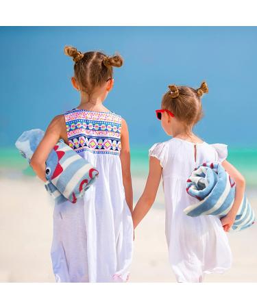 Supgomax Hooded Bathing Poncho for Kids | Cartoon Dinosaur Beach Towels | Absorbent Child Bath Towels for Swimming & Showers - Buy Online on GoSupps.com