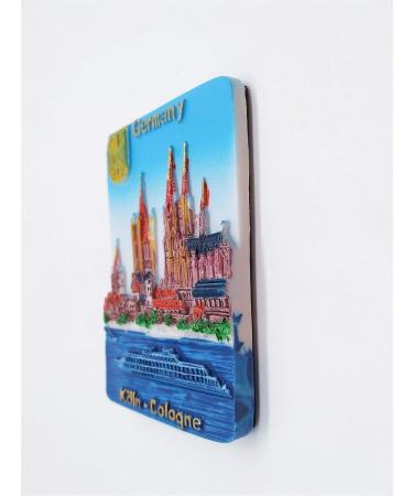Cologne Germany 3D Fridge Magnet Travel Souvenir Gift Home & kitchen Decoration Magnetic Sticker Cologne Germany Refrigerator Magnet Collection - Buy Online on GoSupps.com