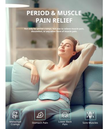 Buy Slimpal USB Heating Cushion Belt - Portable Wireless Menstrual Heat Relief for Women - Perfect Gift in Black S2 SPC023-S2 - Buy Online on GoSupps.com