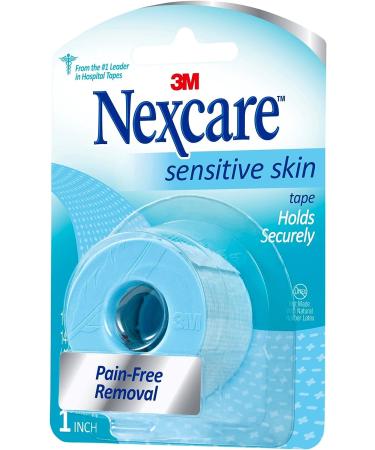 Nexcare Sensitive Skin Low Trauma Tape 1 X 144 Inch - Gentle Adhesive Bandage for Sensitive Skin - Buy Online on GoSupps.com