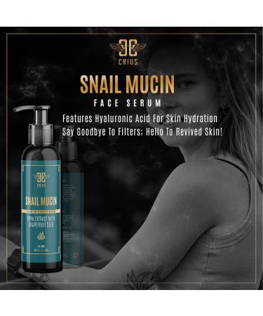 Optimized Meta Title: "Shop Snail Mucin Face Serum 2 Oz - Anti-Aging & Hydrating with Hyaluronic Acid & Vitamin E - Brightening Serum for Men & Women - International Shipping Available - Buy Online on GoSupps.com