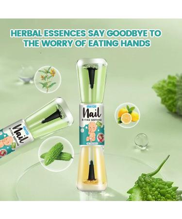 ASMAYSA Anti Nail Biting Polish-Stop Biting Nails-Nail Biting Prevention-Stop Nail Repair Clear Varnish-Discourages Nail Biting & Thumb Sucking For Children & Adults Safe Natural Plant Extract - Buy Online on GoSupps.com