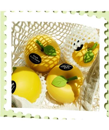 Solid Balm Solid Perfume 3D Strawberry Lemon Pear Apple Shaped Aromatherapy Portable Pocket Balm Perfume Perfect for Travel Use Natural Fragrance Parfum for Men and Women (4.2 Oz Apple) 4.2 Ounce (Pack of 1) Apple - Buy Online on GoSupps.com