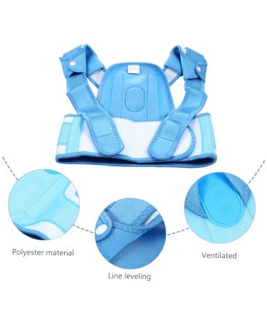 FRCOLOR Anti Hunchback Posture Brace - Unicorn Waist Support Belt | Silicone Straw Covers | XL Blue for Students - Improve Posture & Comfort - Buy Online on GoSupps.com
