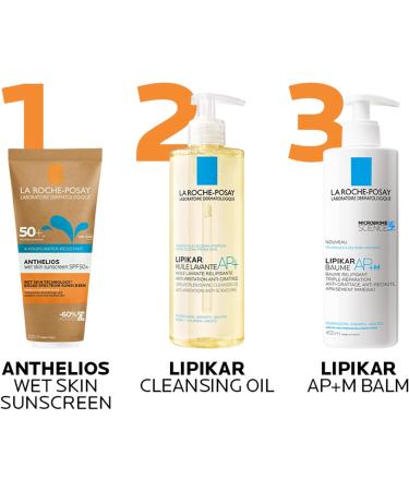 La RochePosay Anthelios DermoPediatrics Wet Skin SPF50 200 ml pak van 1 - Buy Online on GoSupps.com